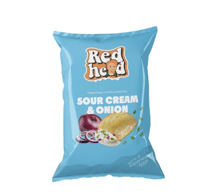 Redhead Sourcream & Onion 150g