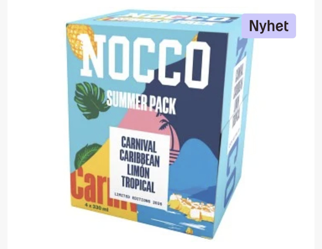 NOCCO Summer Pack 4-pack Limited Edition