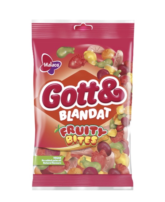 Gott&Blandat Fruity Bites 130g
