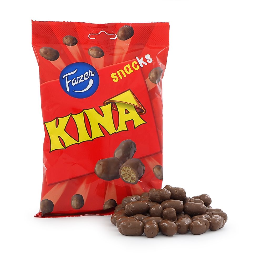 Fazer Kina Snacks Röd, 160 g