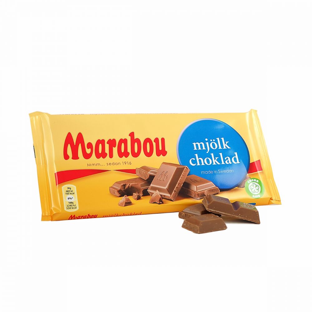 Marabou mjölkchoklad  160 gram