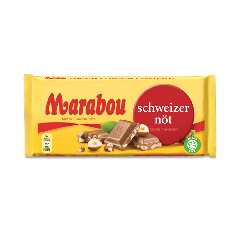 Marabou Nötchoklad  160 gram