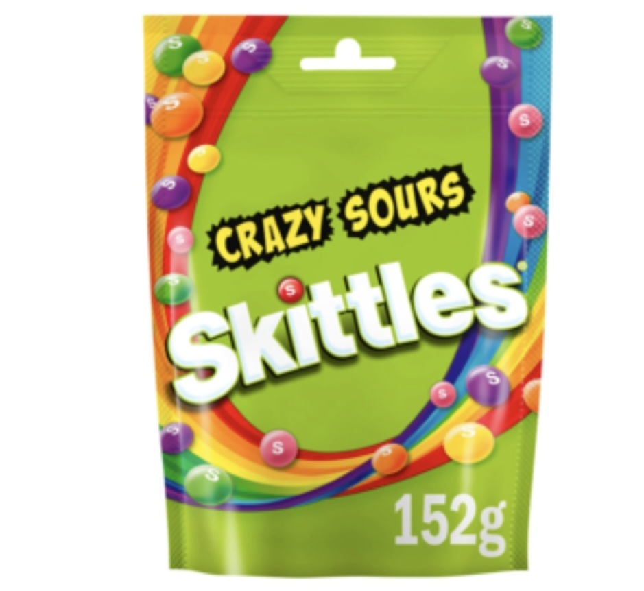 SKITTLES CRAZY SOUR 152G