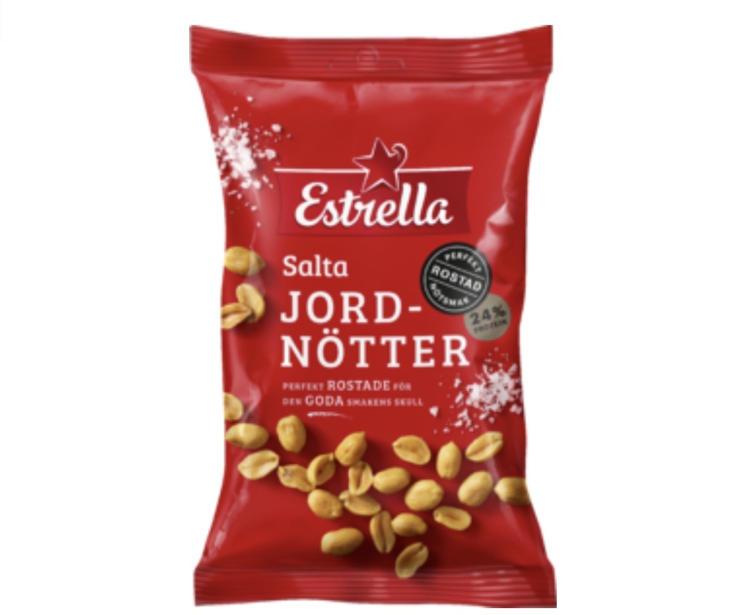 EST JORDNÖTTER SALTA 160G