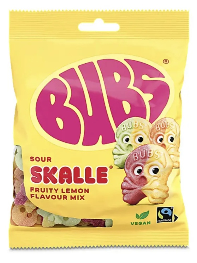 Bubs Sour Skull 90 g